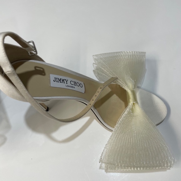 Jimmy Choo Aveline 100 Latte heels - Picture 4 of 9